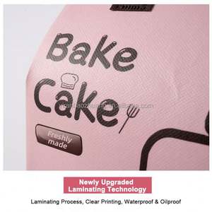 Bolsa de Entrega Aislada Personalizada Rosa de Tela No Tejida con Patrón Antigrasa para Té, Pasteles, Pizza y Comida Caliente para Restaurantes y Comida para Llevar - Product Image 5