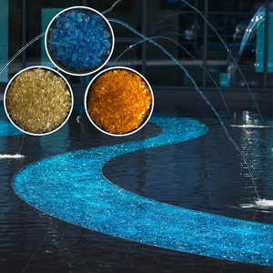 Ciottoli di vetro rotondi che si illuminano al buio per decorazioni da giardino notturne - Offerta a tempo limitato - Product Image 1