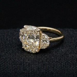 Premium yellow gold <b>ring</b> elegant wedding band simple design bright finish daily wear jewelry gift for timeless style - Product Image 2