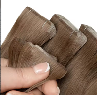 Extensions de cheveux humains vietnamiennes de qualité supérieure, invisibles et sans couture, avec cuticules alignées, à coller