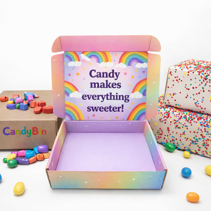 Cajas de Embalaje Personalizadas para Dulces, Opción de Cartón Corrugado Tipo E, Caja Plegable para Envíos, Fabricante - Product Image 3