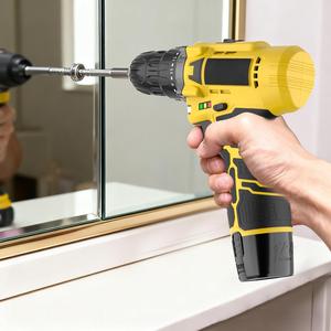 12V Cordless Drill Set Screwdriver Variable Speed <b>Power</b> <b>Tool</b> Accessories Drilling 25mm Battery Local US Warehouse CD-12HP-2 12V - Product Image 2