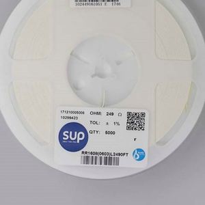 Bulk Discount RR1608 0603L2490FT 0603 1608 Resistors Chip Resistors SMD Resistors 249ohm 1% 1/10W Thick Film Resistor - Product Image 1