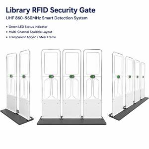 Portique de sécurité RFID UHF en acrylique transparent pour bibliothèque, détection antivol de livres, compatible lecteur de cartes RFID, pour écoles et lieux publics - Product Image 2