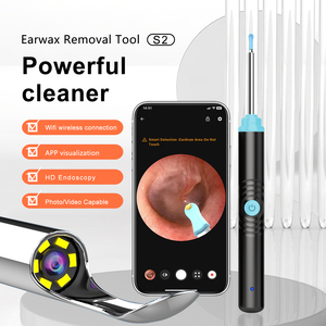 Умные визуальные ушные ложки, эндоскоп, пинцет с камерой, отоскоп, очиститель для ушей, 1296P Ultra HD, удаление ушной серы - Product Image 1