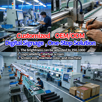 Layar Sentuh LED Digital Signage untuk Iklan Restoran & Pusat Perbelanjaan dengan CMS Berbasis Cloud yang Dapat Disesuaikan dan Gratis untuk Tampilan Dalam Ruangan