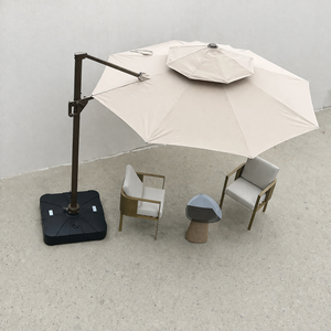 Sombrilla Cantilever <span class=keywords><strong>para</strong></span> Exteriores, Sombrilla Grande <span class=keywords><strong>para</strong></span> Jardín, Parasol <span class=keywords><strong>para</strong></span> Patio con Base con Tanque de Agua <span class=keywords><strong>para</strong></span> Hotel, Resort - Product Image 3