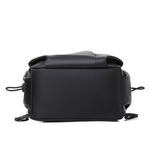 Men's Trendy <b>Black</b> Promotional <b>Backpack</b> Casual Fashionable Crossbody Chest for Motorcycle Personalized Shoulder Bag - Product Image 6