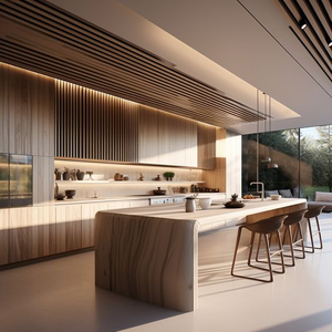 CBMmart Modern Kitchen <strong>Designs</strong> Luxury <strong>New</strong> Customized Color <strong>Design</strong> Complete Kitchen <strong>Cabinets</strong> For Villa - Product Image 4