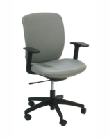 Chaise de bureau ergonomique certifiée BIFMA, design moderne, respirante, avec base en nylon à 5 étoiles, accoudoirs pivotants et réglage en hauteur