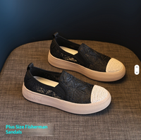 Espadrilles pour femmes, mocassins décontractés élégants à lacets, baskets légères à plateforme, chaussures plates confortables pour le printemps