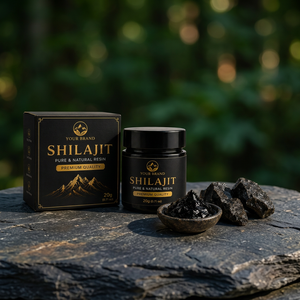 Résine de Shilajit de votre marque, 20g, pure, naturelle, extrait minéral de l'Himalaya, qualité alimentaire supérieure - Product Image 1