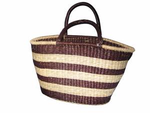 Cestas tejidas de algas marinas naturales artesanales para decoración del hogar con asas cesta de almacenamiento multifunción servicio OEM ODM - Product Image 3