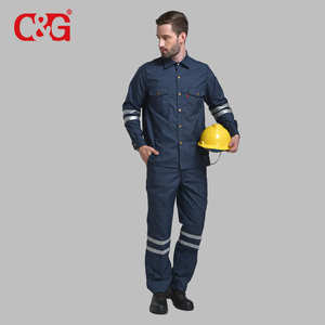 Combinaison de sécurité 2 pièces <span class=keywords><strong>Dupont</strong></span> Nomex, chemise et pantalon, vêtements de travail, vêtements résistants au feu, vente en gros - Product Image 2
