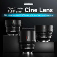7artisans 35mm 50mm 85mm T2.0 Objectif Cinématographique Plein Format Spectre pour Sony E Leica SIGMA Nikon Z Canon EOSR Kit Objectifs Cinéma