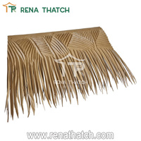 Paume artificielle d'extérieur Viva Palm Chaume synthétique en plastique Toit de chaume Gazebo Paysage Maison de paille de chaume
