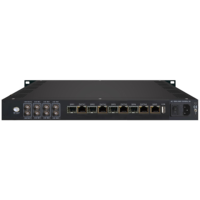 Modulador ISDB-T/DVB-C/DVB-T de 8/16 Canales, 8xASI, 4xDATA, 4xSFP, Entrada IP, Salida RF, 1U, Gestión Web, HZY-3316