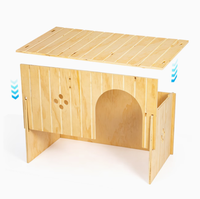 En stock : Cabane en bois pour lapin, habitat décoratif pour animaux de compagnie, jouet pour lapin, cabane en bois détachable pour lapin, cachette pour hamster