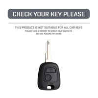 Housse de protection pour clé de voiture en TPU souple pour Peugeot 106 107 206 207 307 Citroën C1 C2 C3 C4 XSARA PICASSO pour Toyota AYGO