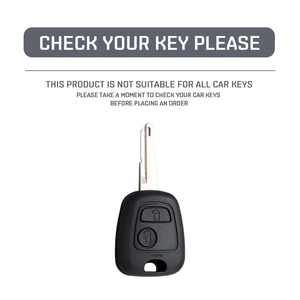 Housse de protection pour <span class=keywords><strong>clé</strong></span> de voiture en TPU souple pour <span class=keywords><strong>Peugeot</strong></span> 106 107 206 <span class=keywords><strong>207</strong></span> 307 Citroën C1 C2 C3 C4 XSARA PICASSO pour Toyota AYGO - Product Image 2
