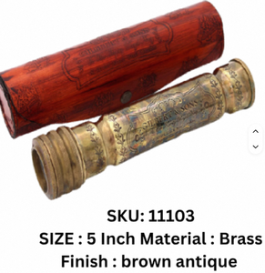 Nautical Kaleidoscope Antique Style Metal Viewing Tube for <b>Gift</b> and Decor <b>Creative</b> & Cultural Collectible Artifacts - Product Image 2