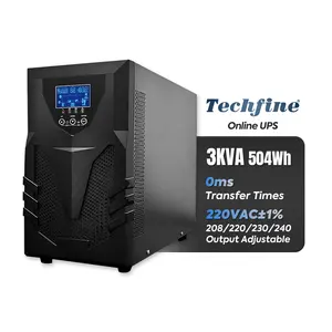 No break UPS uninterruptible power supply 3KVA 2400W Online UPS with battery inside office power back up