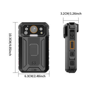 Mini Cámara Corporal 5G con Sistema Android 13.0, Video HD 4K, Pantalla Táctil de 3.1'', Cámara de Seguridad Impermeable IP68 con Wifi, GPS y BT - Product Image 6