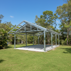 Edificio de Estructura de Acero TOPPRE Park, Taller, Almacén, Jardín, Garaje Prefabricado y Almacenamiento, Garaje para Autos, Refugio para Autos, Garaje Prefabricado - Product Image 4