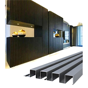 Revêtement de façade en grain de bois Revêtement mural en aluminium Cloison murale Rideau Fabrication de revêtements décoratifs - Product Image 1