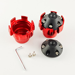 Protector de Amortiguador Delantero Universal Rojo de Aleación de Aluminio para Motocicleta Qiangye - Product Image 3