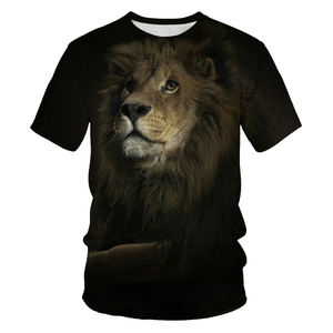 New Lion 3D Printed Shirt for Men 3D Digital Printing tshirt Man Clothes All Over Print t-Shirt Animal Graphic <span class=keywords><strong>abbigliamento</strong></span> personalizzato - Product Image 3