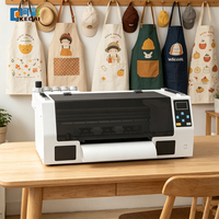 Impresora DTF KECAI Distributor A3 de 30 cm con un solo cabezal de impresión XP600 de alta calidad y precisión para transferencia de película en camisetas, la mejor máquina de impresión DTF.