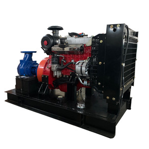 Groupe motopompe diesel 300 kW 1500 tr/min à haut débit pour la lutte contre les inondations et le drainage des eaux usées - Product Image 1