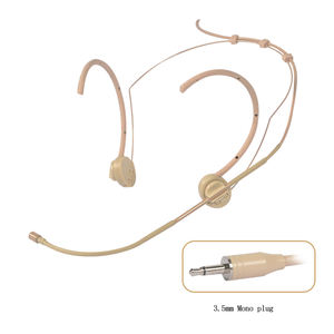 Transmissor profissional cintura saco pele cor orelha gancho microfone mini palco <span class=keywords><strong>headset</strong></span> microfone - Product Image 1