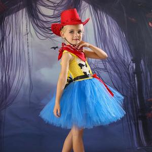 Vestido de princesa <span class=keywords><strong>Woody</strong></span> de Toy Story, <span class=keywords><strong>disfraz</strong></span> de Halloween para niñas, falda tutú de estilo vaquero para niños, <span class=keywords><strong>disfraz</strong></span> de Tris - Product Image 4