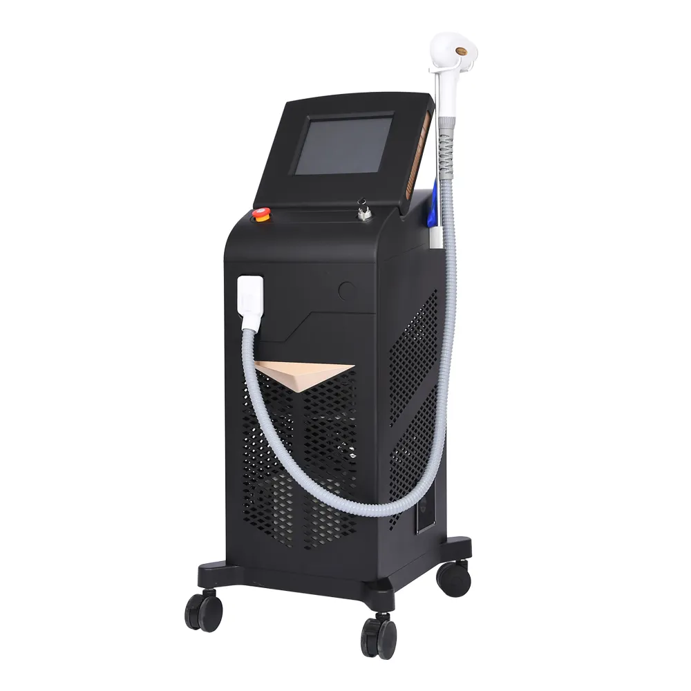 2023 nuovo arrivo portatile 808nm/diodo Laser sistema di rimozione dei capelli macchine Laser ghiaccio in affitto stazionario 600W Soprano titanio