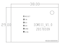 Alta calidad OEM TTL o WG26/34 salida de datos RFID 13,56 MHz Módulo de lector de tarjetas IC sin contacto compatible con módulo de lector de tarjetas ISO14443A