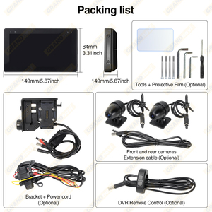 Grandnavi per <span class=keywords><strong>BMW</strong></span> <span class=keywords><strong>moto</strong></span> CarPlay caratteristiche Plug and Play antifurto serratura a combinazione staffa magnetica originale DVR supportato - Product Image 2