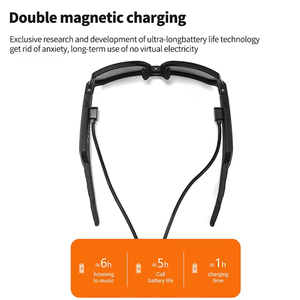 Auriculares Inalámbricos Inteligentes con Función de Traducción de Voz QY-Pro5, Gafas Inteligentes Inalámbricas para Ciclismo - Product Image 5