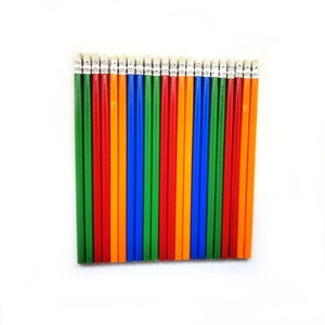 Crayon en bois HB standard de 7 pouces avec logo personnalisé, corps coloré, ensemble de fournitures scolaires pour enfants - Product Image 5