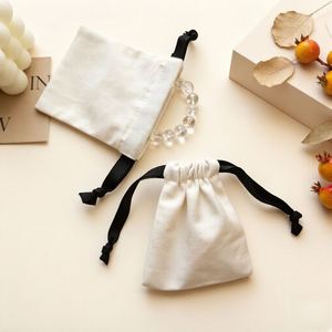 Wholesale <b>Small</b> Cotton Dust <b>Bag</b> with Logo Multi-Purpose Pouch for Jewelry Crafts Charms & Promotional Gifts - Product Image 6