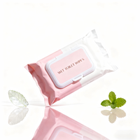 Lingettes humides jetables personnalisées avec logo, biodégradables, pH équilibré, papier toilette humide gaufré perlé, marque privée, vente en gros