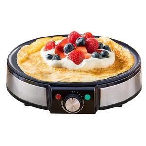 Piastra antiaderente 1600W 30cm con accessori per spalmare e girare crêpes e tortillas, ideale per colazioni e snack. - Product Image 1