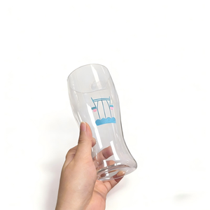 Verre à bière fantaisie en PET transparent de 450 ml (16 oz) en forme de fesses, 40 g, gobelet en plastique personnalisé pour événements - Product Image 2