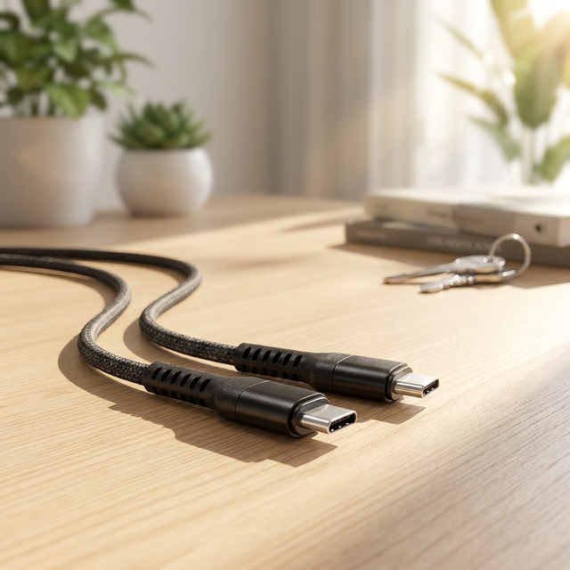 Durable Nylon Braided 6A 60W PD Fast Charging Type C Cable High Speed Data Cord for iPhone 15 16 17