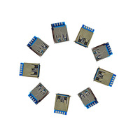 Port de connecteur USB 3.0 femelle Type A Connecteur filaire USB haute vitesse Produit pour la charge de transmission de données