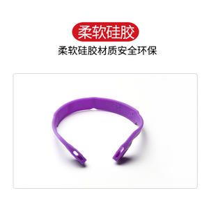 Correa de silicona para gafas, antideslizante, desmontable, elástica y plana, para gafas deportivas. - Product Image 4