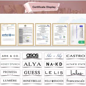 Robe streetwear personnalisée pour femmes Robe chasuble en velours côtelé marron élégante - Product Image 4