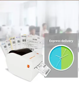 80mm Thermal Label Printer For Warehouse Logistics Courier Restaurant Labeling Tracking Printer