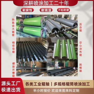 Rouleaux en caoutchouc avec revêtement en téflon Shore353, service de moulage pour usage industriel - Product Image 5